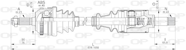 OPEN PARTS Veovõll DRS6183.00